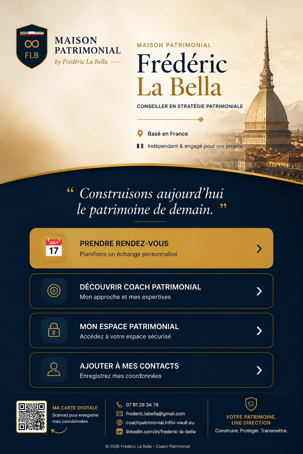 Maison Patrimonial — Frédéric La Bella